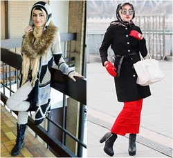 Hijab Style: Gaya Musim Dingin, Pakai Coat Hingga Boots Tinggi