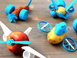 Mainan 3D Ini Dapat Membuat Sayur dan Buah Terlihat Menarik untuk si Kecil