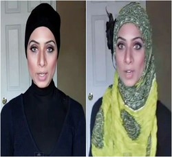 Tutorial Hijab Sederhana Pakai Bros Besar dan Scarf Bermotif