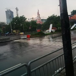 Hujan Deras, Arus Lalin Blok M ke Senayan Cenderung Sepi