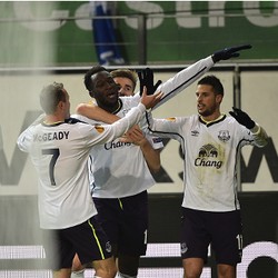 Gol Lukaku dan Mirallas Antar Everton ke 32 Besar