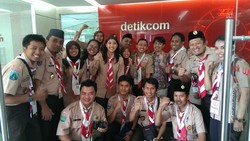 Belajar Jurnalistik, Pramuka Kunjungi detikcom