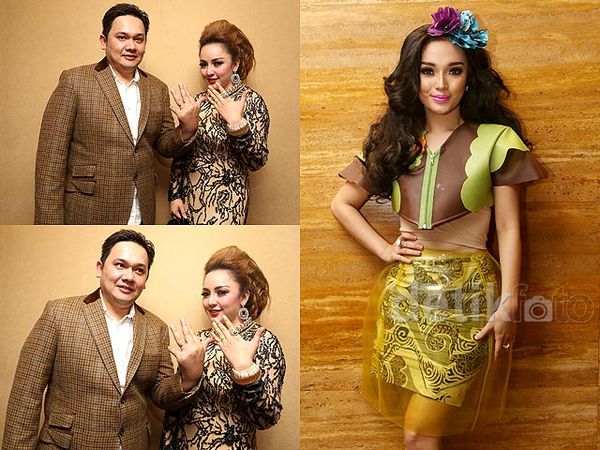 Cincin di Jari Manis Farhat-Regina, Zaskia 'Gotik' Cantik Bak Boneka