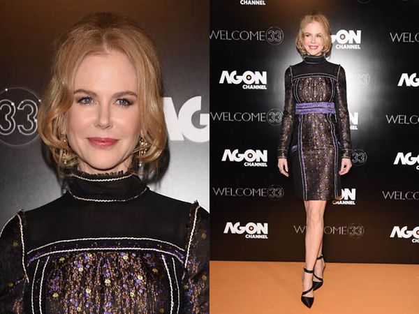Nicole Kidman Elegan Dibalut Dress Prada