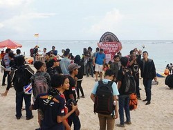 15.000 Bikers Honda Buat Sesak Pantai Pandawa Bali