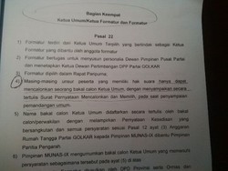 Tatib Munas Untungkan Ical, Calon Lain Tersingkir