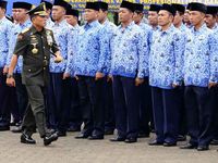 Panglima TNI Pimpin Upacara HUT ke-43 Korpri