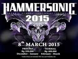 Harga Tiket Konser Hammersonic 2015 Rp 400 Ribu
