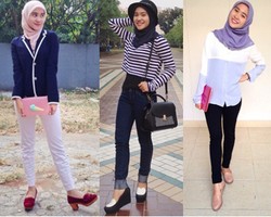 Hijab Style: Gaya Simpel Fildza Hasnamudhia, Kakak Iqbal Coboy Junior