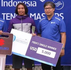 Juara Garuda Indonesia Tennis Open, Christopher dan Lavinia Dapat Bonus Mobil