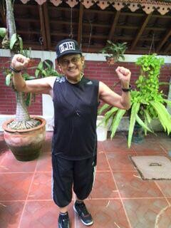 Habibie Sehat Walafiat, Begini Gayanya Saat Hendak Olahraga Pagi