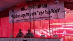 Dishub DKI Gandeng YLKI Sosialisasi Larangan Merokok di Terminal Pulogadung