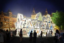 Cantiknya Lampu Kota Belanda di Amsterdam Light Festival