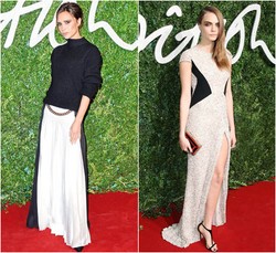 10 Penampilan Selebriti Terbaik di British Fashion Awards 2014