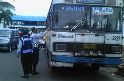 Operasi Zebra di Bandung Jaring Tiga Bus DAMRI tak Laik Jalan