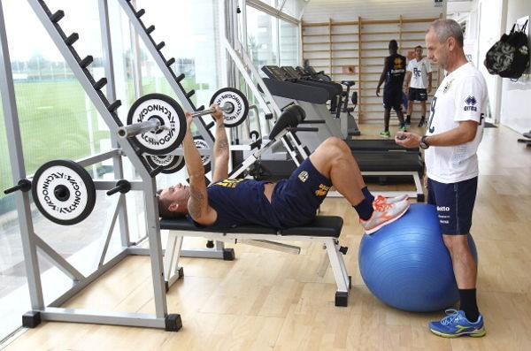 Foto-foto: Suasana latihan pemain di markas latihan Parma FC (Getty Images)