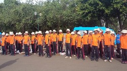 50 Pasien Gangguan Kejiwaan Penuh Semangat akan Bersihkan Monas