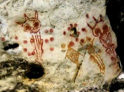 Gambar Mirip Alien di Papua Barat Disebut Matotuo Makhluk Mitologi