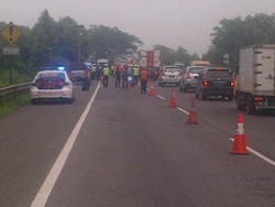 Kasus Tabrak Lari Nadjib di Cipularang Direkonstruksi, Ini Penampakannya