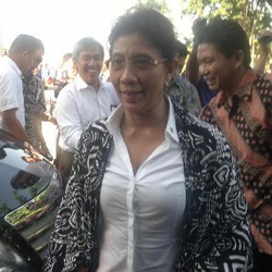 Bertekad Setop Impor Garam, Menteri Susi Disambut Tepuk Tangan Pengusaha