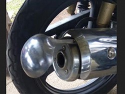 Weleh, Knalpot Honda Tiger Dipasangi Centong Sayur!