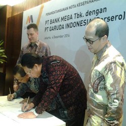 Beli Tiket Garuda Indonesia Pakai Kartu Kredit Bank Mega, Banyak Bonusnya Lho..