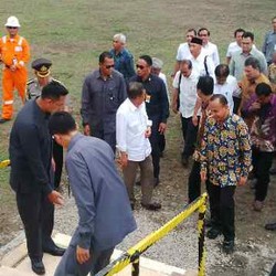 JK Blusukan ke Blok Cepu dengan Rombongan 3 Helikopter