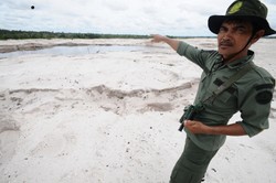 Cagar Alam Mandor di Kalbar Rusak Akibat Pertambangan Emas Ilegal