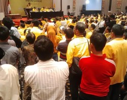 Usai Dengar Visi Caketum, Munas Jakarta Diskors untuk Verifikasi Voters