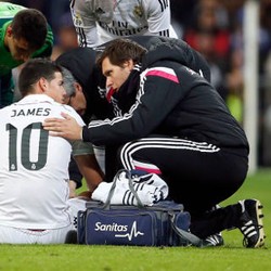 Cedera James Ganggu Pesta Kecil Madrid di Bernabeu