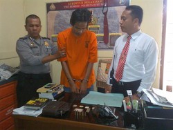 Diduga akan Beraksi Kriminal, Pemuda Bersenpi Diamankan Polisi