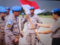 127 Personel Polri yang Bertugas di Sudan Kembali ke Tanah Air