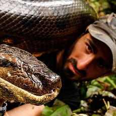 Meski Berbaju Besi Saat Dililit Anaconda, Paul Rosolie Cedera Serius