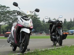 Menjajal Motor Blue Core Pertama di Indonesia