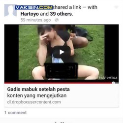 Jebakan Gadis Mabuk Setelah Pesta di Facebook