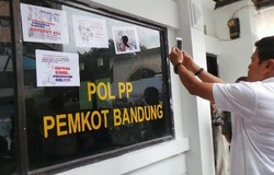 Kasus Perusakan Pos, Satpol PP Bandung Resmi Lapor Polisi