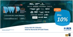 BCA Sponsori Djakarta Warehouse Project 2014