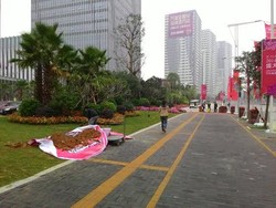 Nyamannya Jalan Kaki di Jiangmen, Tiongkok