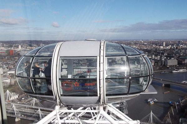 Begini Penampakan dari Atas Bianglala London Eye