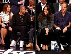 William dan Kate Middleton Nonton Basket Bareng Jay Z dan Beyonce
