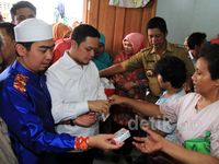Korban Kebakaran Sawah Besar Terima Bantuan