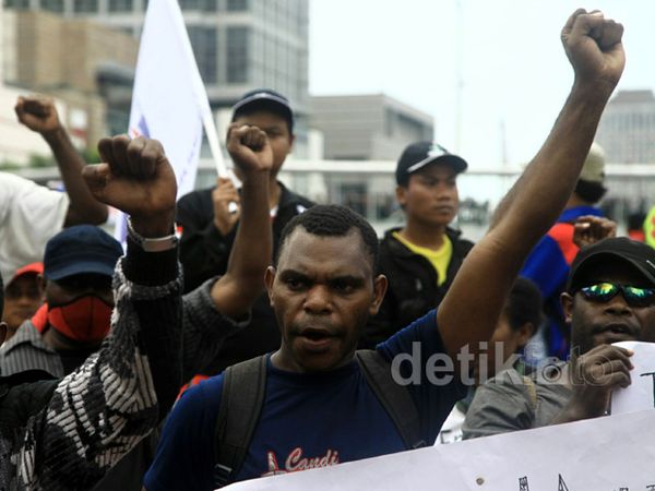 Aksi Solidaritas Penembakan Warga Papua