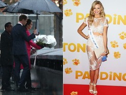 William dan Kate Kunjungi Monumen 9/11, Miss Australia Seksi Bergaun Menerawang