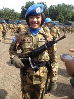 Sersan Cantik ini Rela Diputus Pacar Demi Misi Perdamaian ke Lebanon