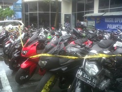 Ratusan Motor Berknalpot Blombongan Diamankan selama Operasi Zebra di Yogya