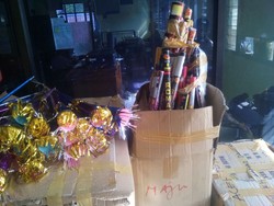 Polisi Syariat Aceh Sita Ratusan Petasan Tahun Baru