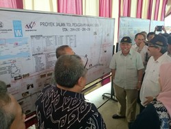 Menteri PU Tinjau Proyek Pembangunan Jalan Tol Pejagan-Pemalang
