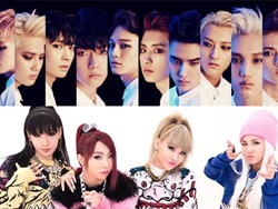 EXO dan 2NE1 Masuk 10 Besar World Album Artist 2014 Billboard