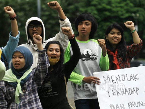 Mapala Jakarta Tolak Perusakan Lingkungan