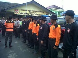 Gelar Apel, SAR Polres Banjarnegara Diingatkan Waspada dengan Tanah Labil